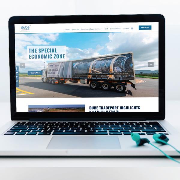 Dube Tradeport Website Development